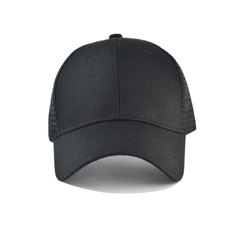 2020 Foreign Trade Classic Cotton Mesh Cap, Simple Cotton Breathable Baseball Cap Light Board Cap