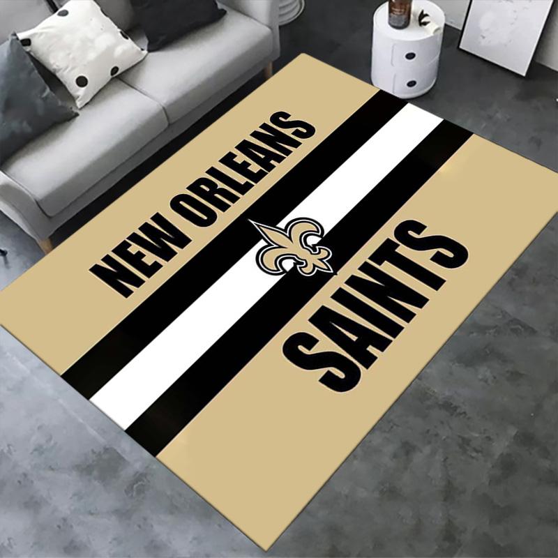 New Orleans Saints Carpet Rug for Living Room Bedroom Home Sofa Decoration,Kids Play Non-slip Floor Mat
