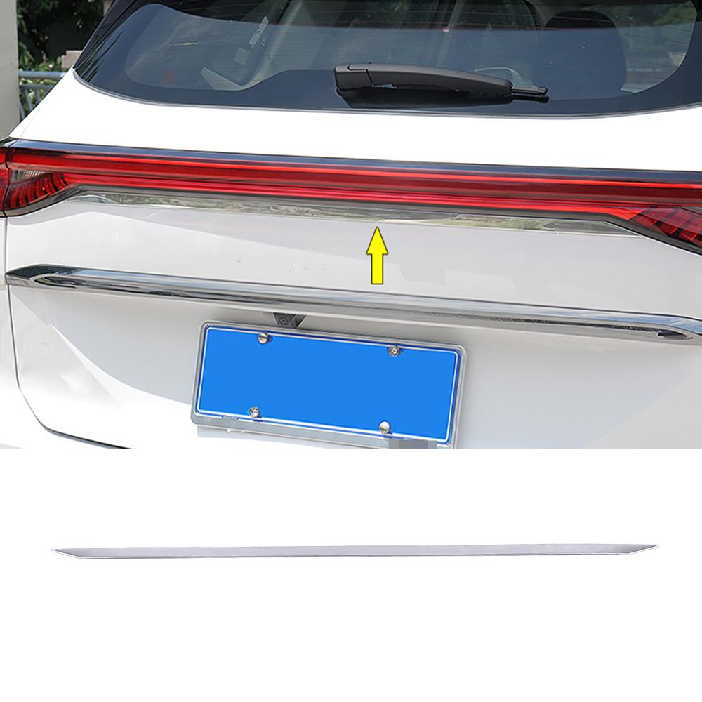 For Haval H6 3rd Gen 2024 2024 Exterior Part Refit Bumper Rear Trunk Door Trim Stainless Steel Protect Decorate Chrome Sticker