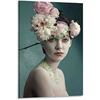 Décoration Murale - Adata - Poster Modern Art Woman Floral Headdress - 20x30inch(50x75cm) - Rectangulaire