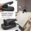 New LED Book Light USB Rechargeable Reading Light Daylight Portable Flexible Easy Clip Night Reading Lamp
