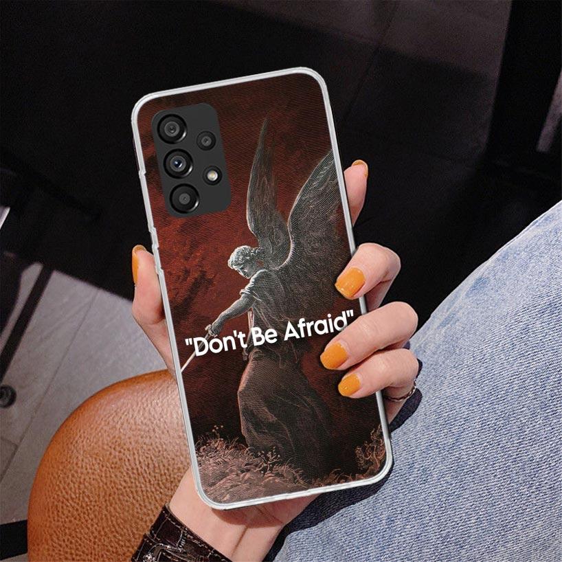 Son Of God Jesus Cross Holy Light Phone Case For Samsung Galaxy A52 A32 A22 A12 A51 A31 A50S A30S A20S A10S Note 20 Ultra 10 Plu