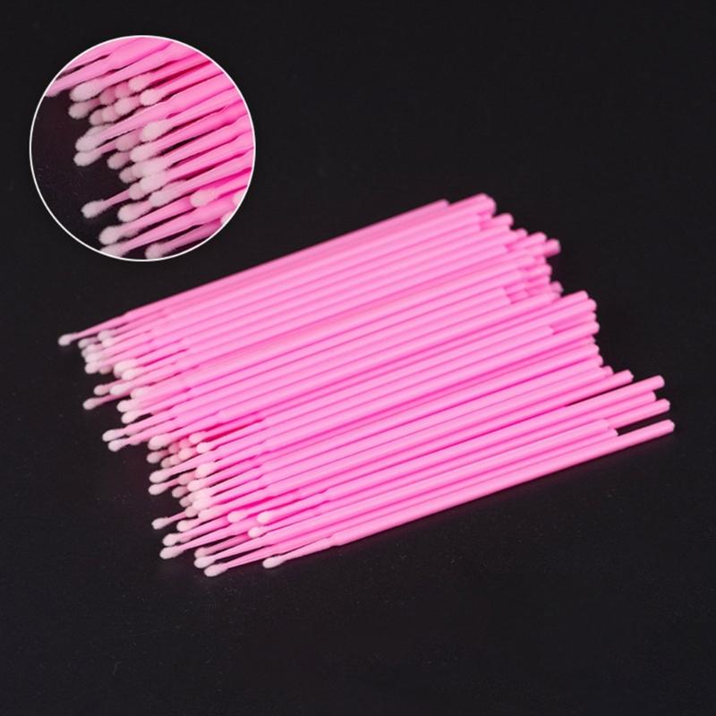 100 Stück Einweg Up Paint Mikro-Pinselspitzen Mini Auto-Kratzer-Ausbesserungsfarbe Mikro-Pinsel-Applikatorstifte Detailierwerkzeuge für Auto