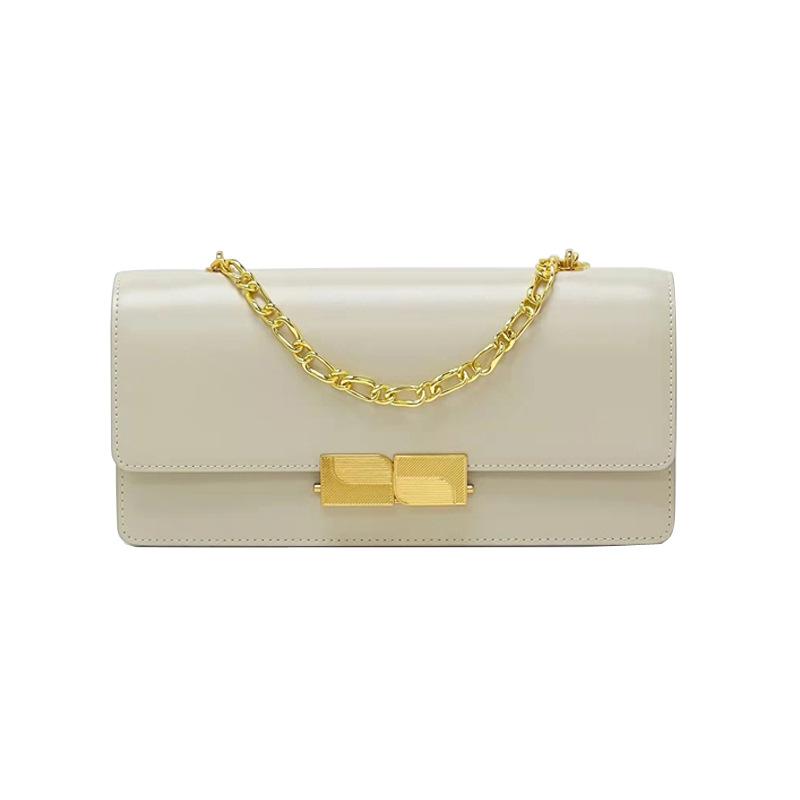 

Сумка подмышку Новая цепочка Сумка через плечо Сумка на плечо Нишевый дизайн Кожа с откидным клапаном Женская сумка