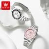 OLEVS Orologio da Donna Classico Orologio da Donna Automatico con Data Acciaio Inossidabile Impermeabile Luminoso Orologio al Quarzo per Donne