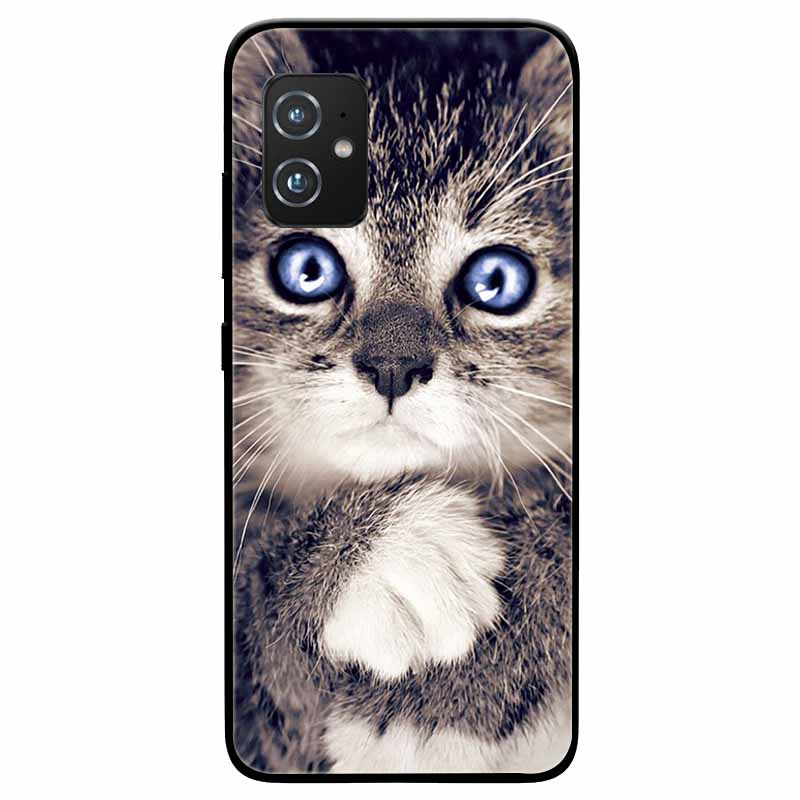 Black Silicone Case For Asus Zenfone 8 ZS590KS Case Soft Back Cover Coque For Asus Zenfone 8 ZS590KS Phone Case Zenfone8 Funda