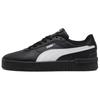 Jola Synthetic Leather Comfortable Versatile Low-Top Sneakers Women Sneakers Black White 398413-08