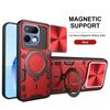 Slide Camera Protection Armor Phone Cases For Realme 16 Pro Plus Realme16Pro+ 5G Case Car Magnetic Holder Metal Ring Cover Coque
