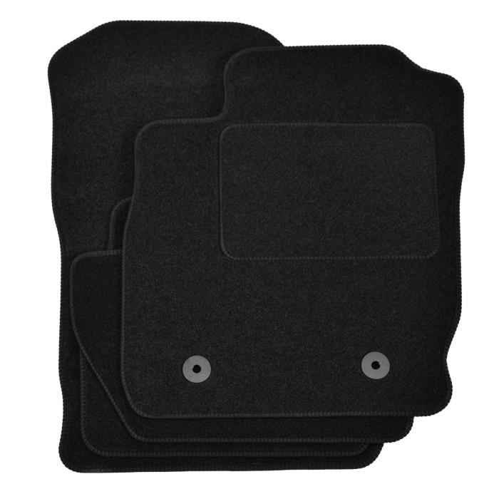 Tapis De Sol - Ford - EcoSport - Velours Noir - 4 Pièces - Ajustement Précis
