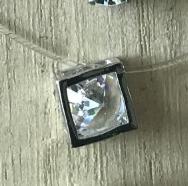 5 Colors Dazzling Zircon Necklace Invisible Transparent Fishing Line Simple Pendant Necklace Jewelry For Women Pearl Jewelry