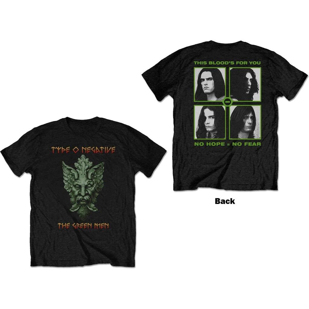 Type O Negative The Green Unisex Print Cotton TShirt Gothic Metal Streetwear Unisex Crew Neck Short Sleeve Tee
