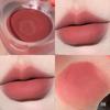 HERORANGE Aftermath Honey Lip and Cheek Mud Matte Soft Mist Dual-Use Lip Tint Cream Blush Long Lasting Velvet Makeup with Brush