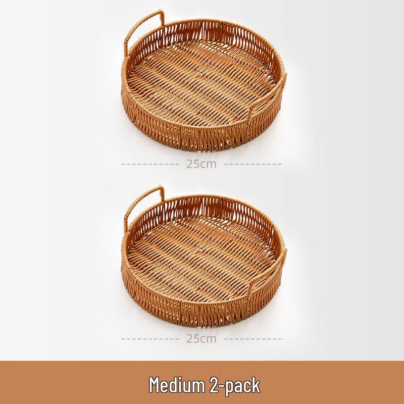 Bamboo Woven Fruit & Snack Basket