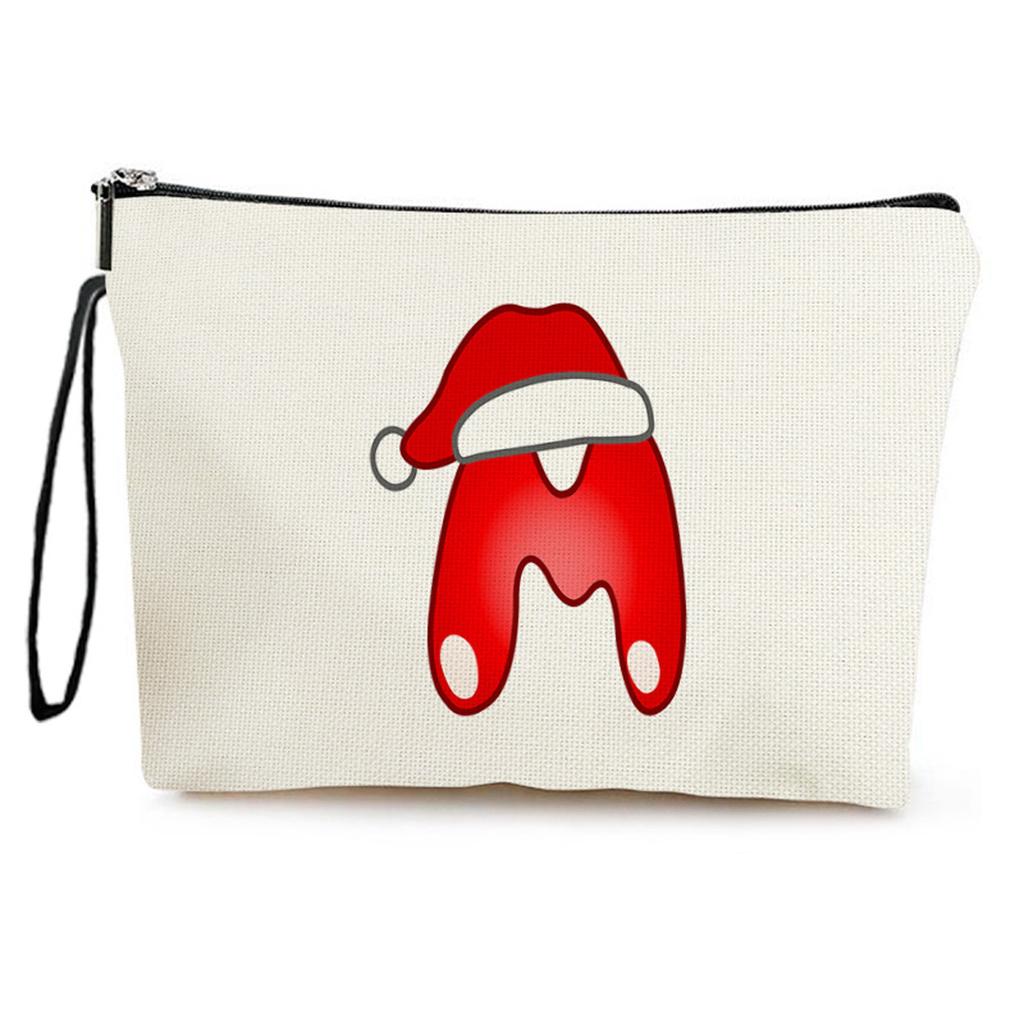 Christmas Candy Cosmetic Bag Women's Portable Storage Bag