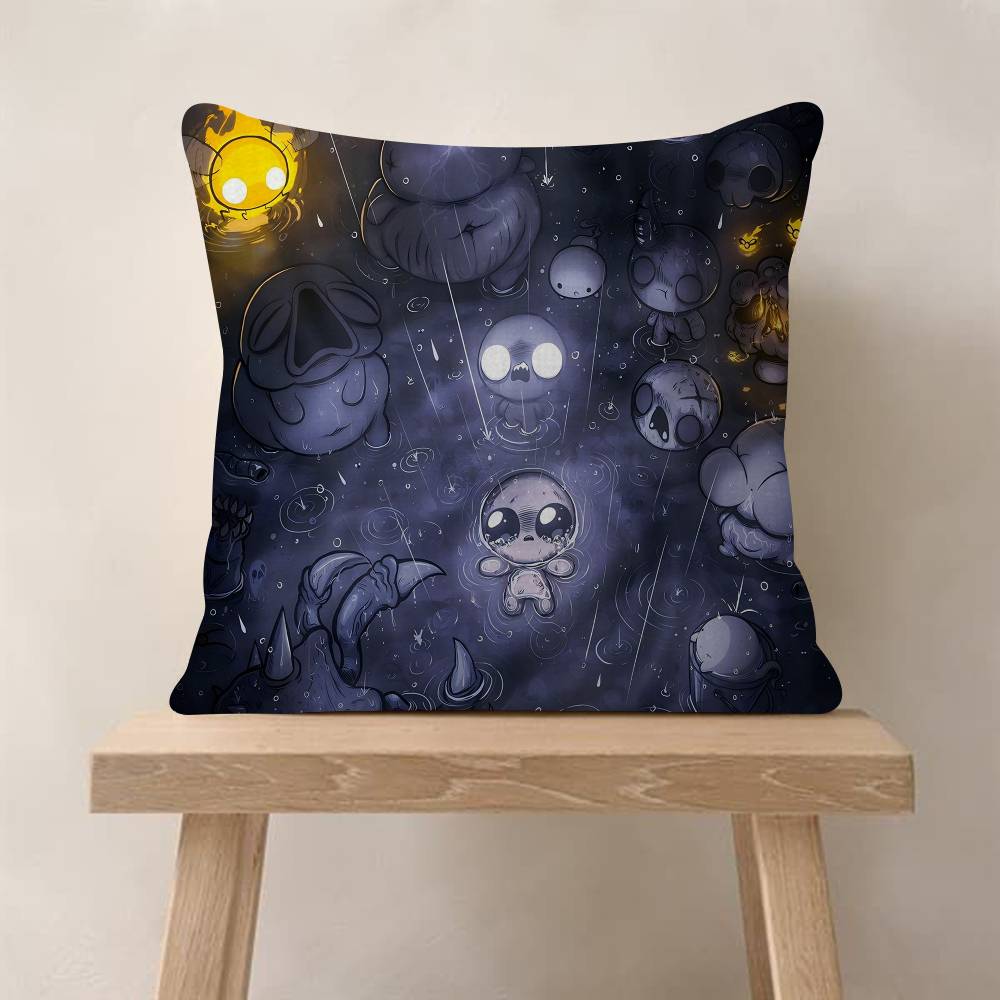Game The Binding Of Isaac Movie Sticky Decorative Room Aesthetics Pillow Case Home Decor Bedroom Sofa Bed Couch Pillow X