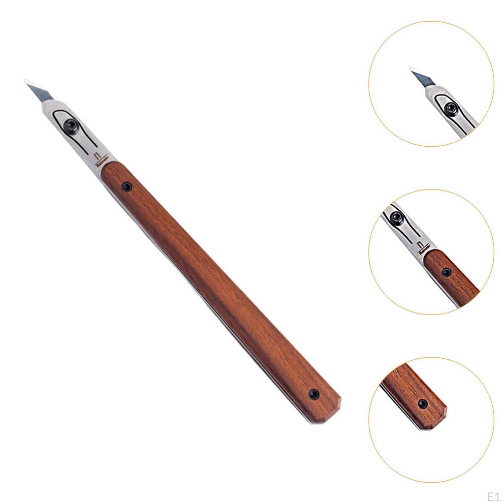 Detail Craft for Crafting Elegant Precision Wooden Handle Skiving Tool Sturdy Cutting