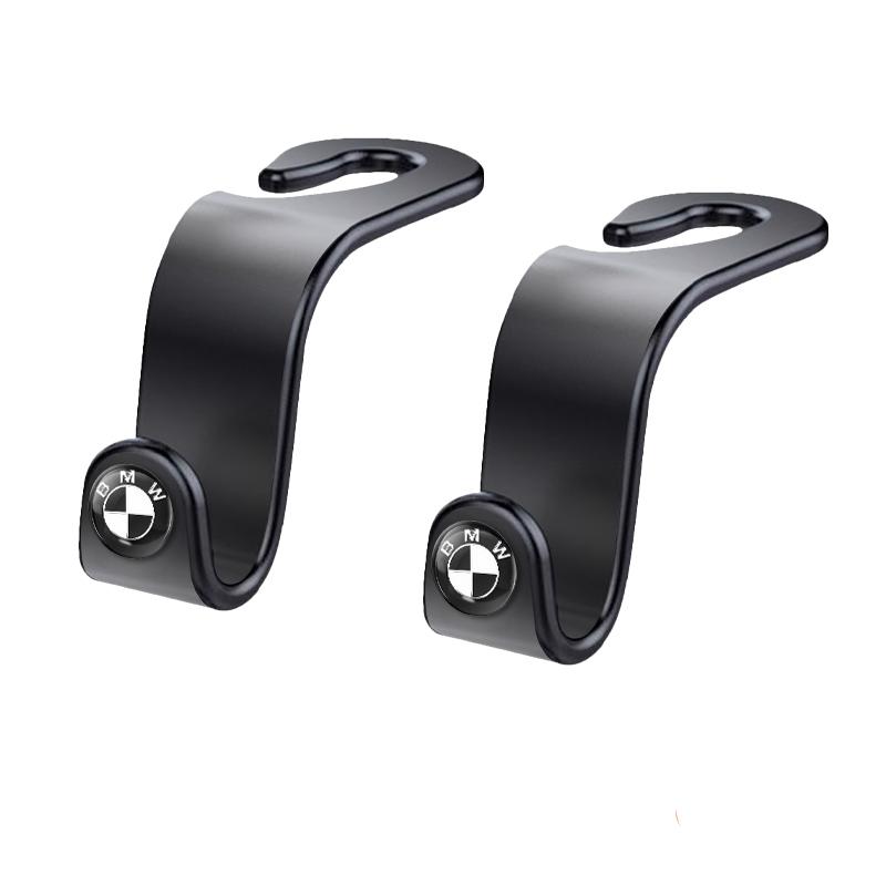 Car Headrest Hooks Hanger Bags Seat Back Organizer Holder Clips Auto Fastener Hooks For BMW Series i3 i4 G07 G06 G05 G02 G01 F48