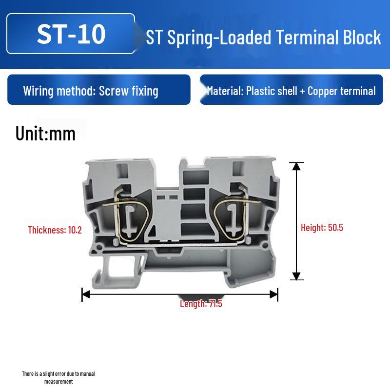 Gray ST Push-In Spring Terminals