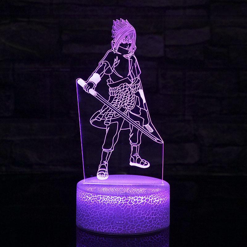 Anime Cartoon Character LED Night Light with Remote Control for Decorative Projection and Bedside Ambiance, Perfect Birthday Gift.