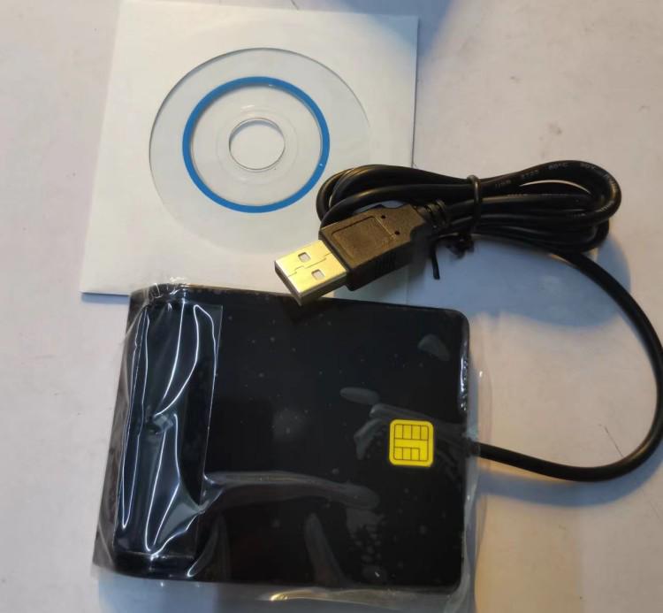 USB 2.0 Smart Card Reader/Writer for ATM, Tax Filing, Bank, ID, and IC Cards