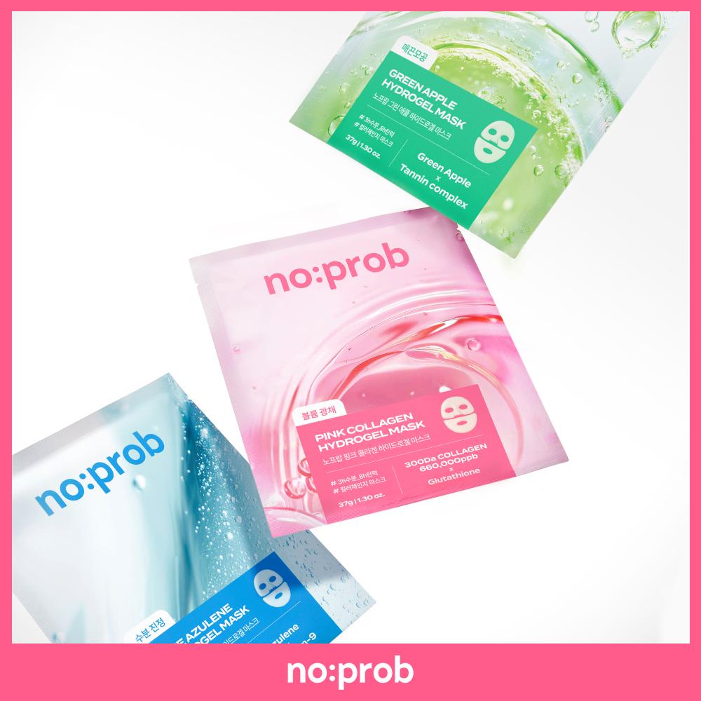 NoProp [Гель-маска] No Prop Гидрогелевая маска-патч 3 типа [Volume Glow] Pink Collagen 1 sheet