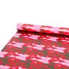 Christmas Wrapping Paper Roll 17 Inch x 120 Inch Snowflake Bow Jumbo Roll Vintage Holiday Gift Wrap for Christmas Parties Supplies