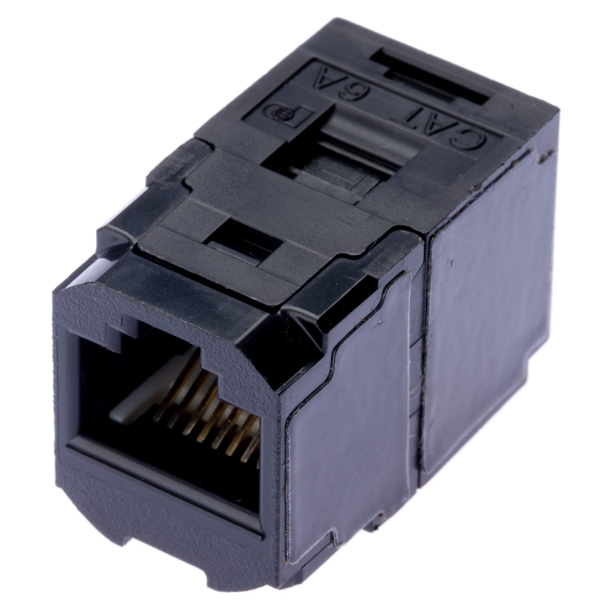 

Релейний гніздо Panduit Corporation RJ45 (Адаптер JJ) Cat6A сумісний чорний CC6X88BL