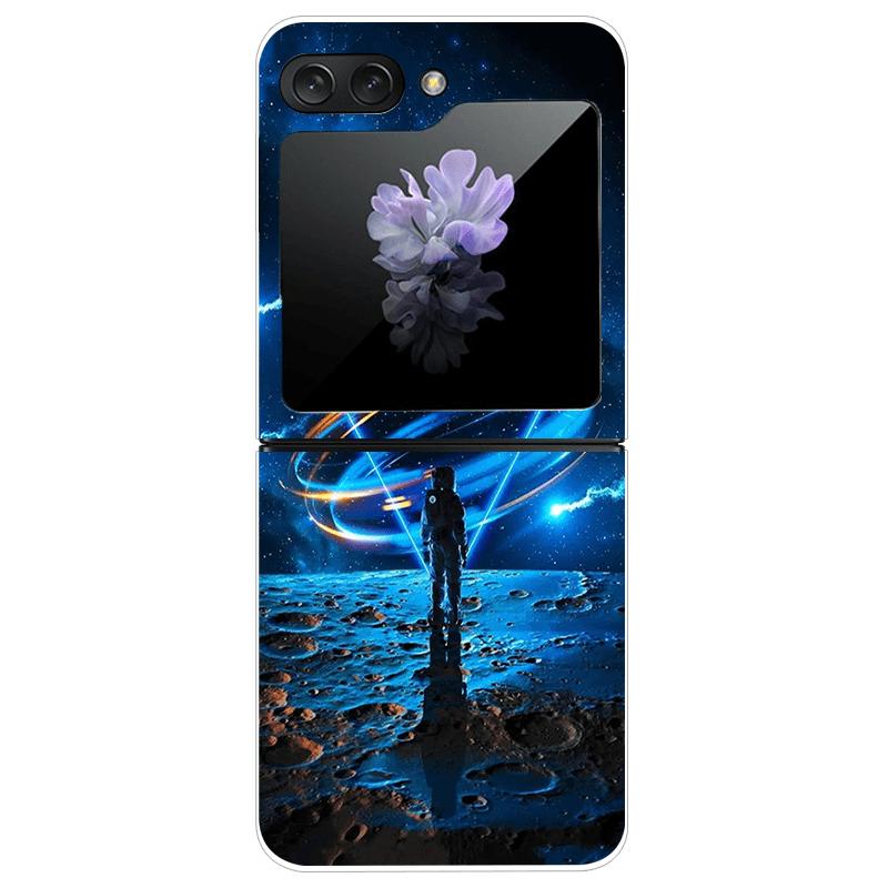 Clear Phone Case For Samsung Galaxy Z Flip7 Fashion Hard PC Silicone Cover For Galaxy Z Flip 7 5G ZFlip7 Transparent Protector