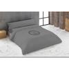 Multicolor Bedding Set - Hosteline - Grey Logo - 135 Bed - 220x230 Cm - 3 Pieces - Quality At the Best Price