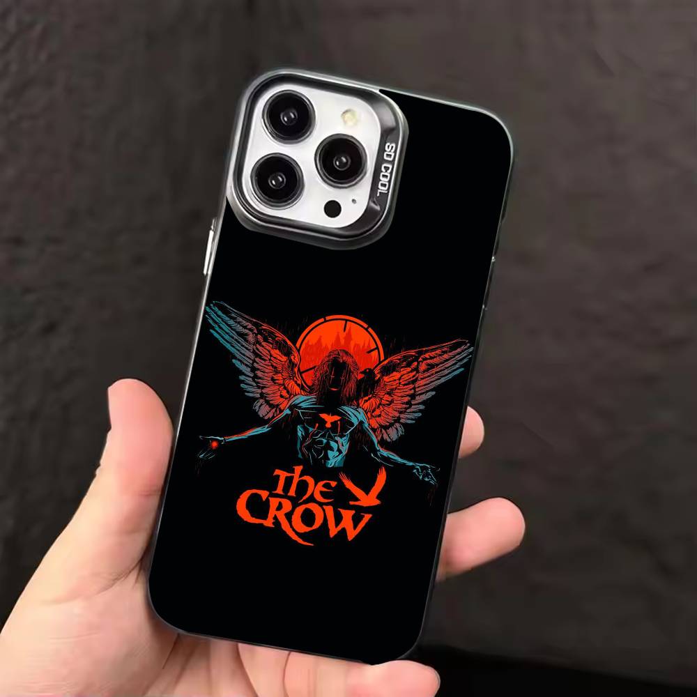 

Thriller T-THE-C-CROWS Phone Case For iPhone 17 16 15 14 13 12 11 Pro Max Plus Silver candy Matte Cover iPhone16pro
