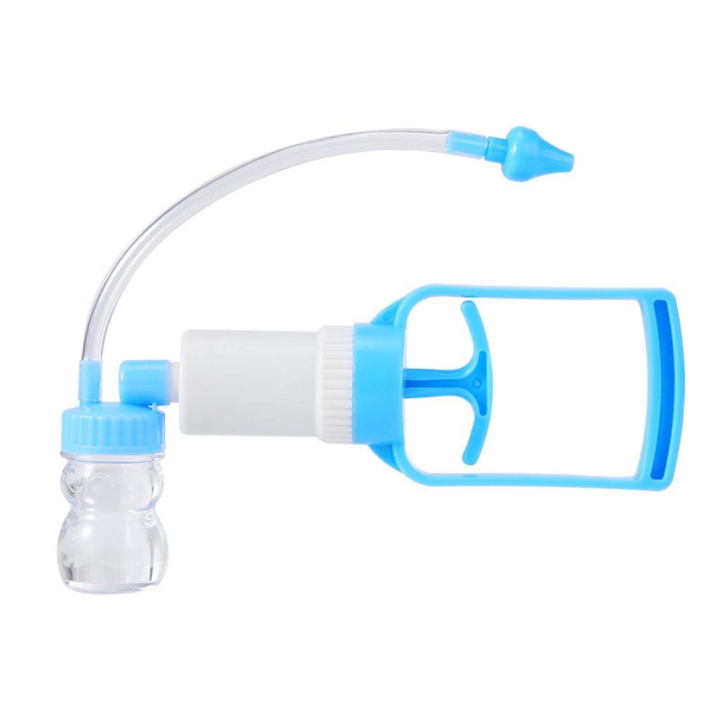 Baby Nasal Aspirator Handpulled Nose Cleaner with Powerful Suction Detachable Washable Part for Easy Daily Cleaning