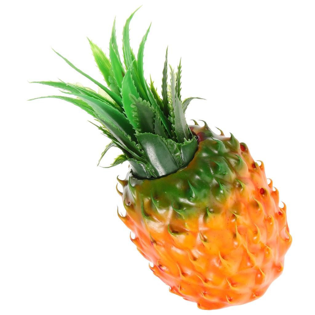 Artificial Pineapple Simulation Fruit Realistic Fake Pineapple Decor Photography Props Kitchen Simulation Fruit Decoration Home