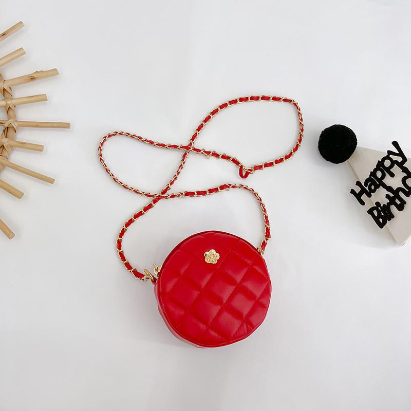 Girls Pu Leather Quilted Crossbody Bag With Breathable Design For Daily Use