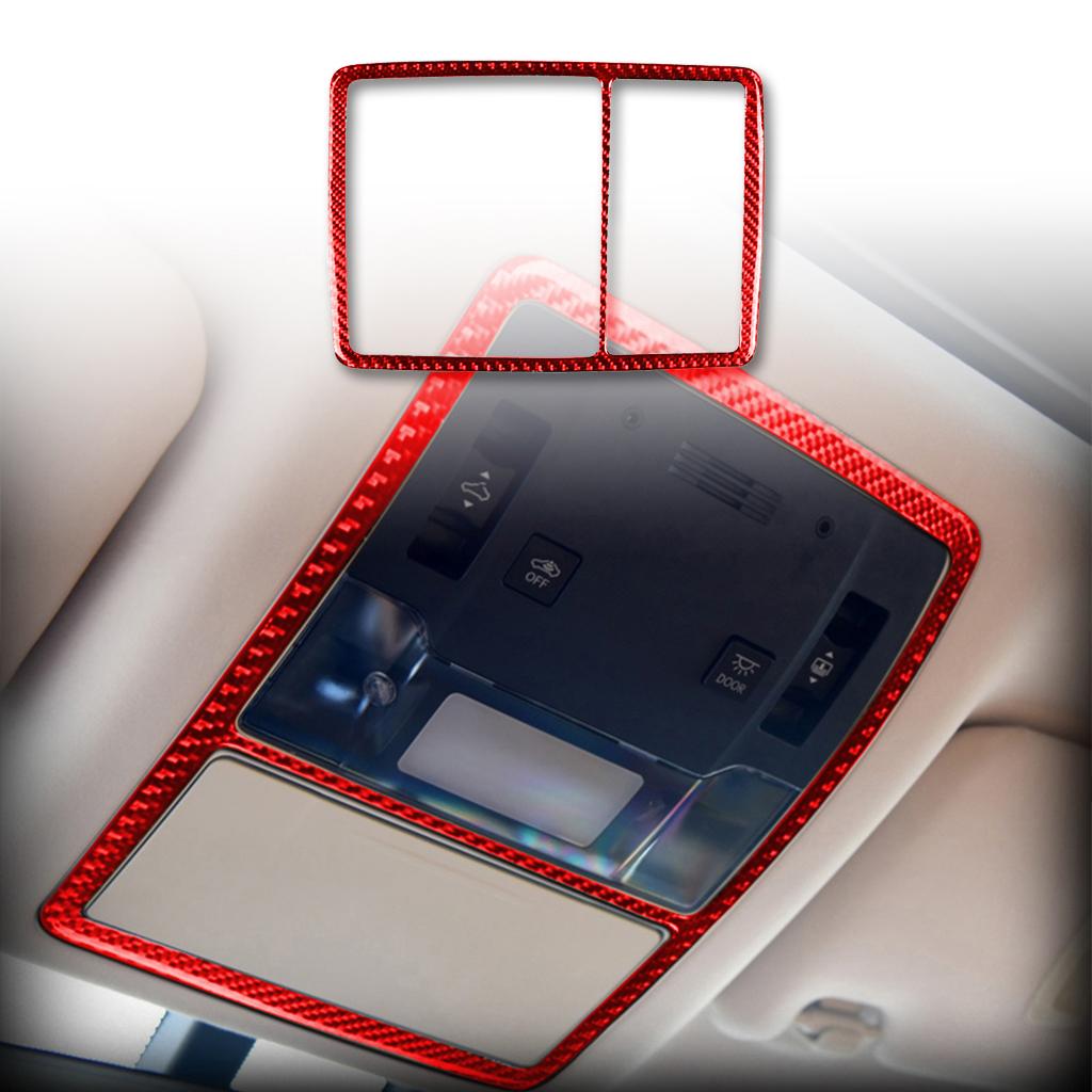 

Для Lexus RX300 270 200T 450H 2016-аксессуары для автомобиля из углеродного волокна, внутренняя передняя лампа для чтения, рамка, наклейки красный