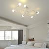 4/6/8 Heads Retro Industrial Loft Wrought Iron Ceiling Light Nordic Pipe Lamp Home Decor Kitchen Restaurant Cafe Bar Dinning