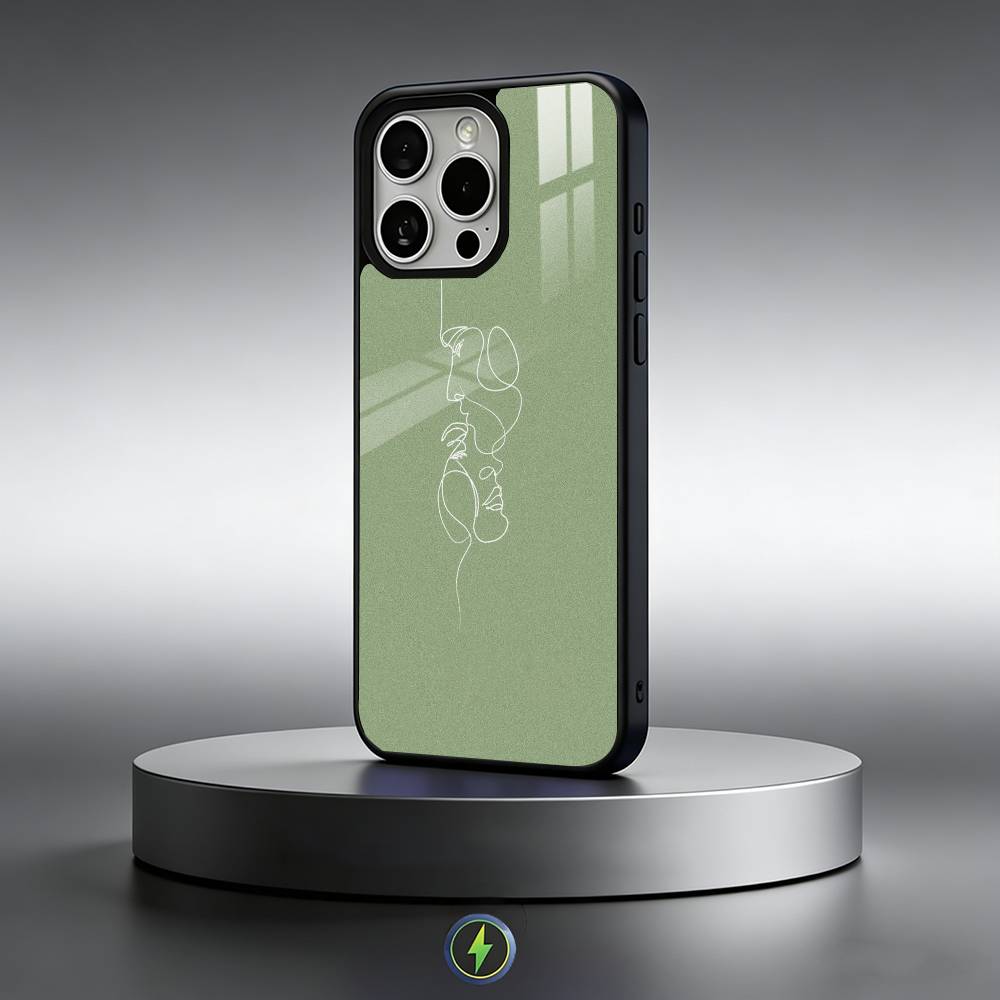 

line character green Phone Case For iPhone17,16,15,14,13,12,11 Plus,Pro Max Magnetic For Magsafe Wireless Charging iPhone17