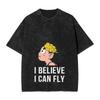 Goku Super Saiyan Dragon Ball Z T Shirt Hip Hop Washed Oversize TShirts Anime Novelty for Men Women Tops Streetwear Tops Tees