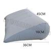 Inflatable PVC Flocking Pillow Wedge Love Pillow Triangle Foldable Master Cushion Labor-saving Sitting Camping Pillow Furniture