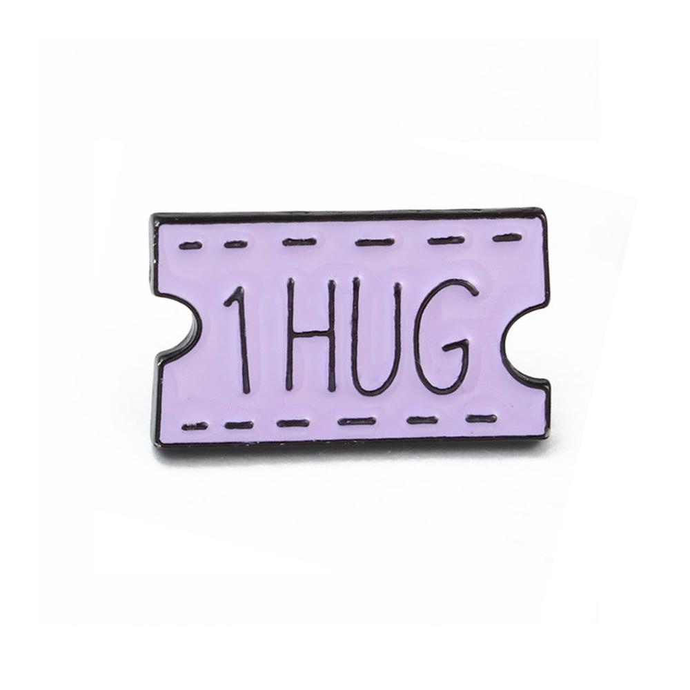 Cartoon Travel Airline Tickets Brooches Love Tag Notes Enamel Pins Movie Tickets Badge Shirt Backpack Hat Lapel Pin Jewelry Gift