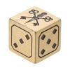 1PC Solid Polished Brass Dice 15mm 6 Sided Rounded Corners D6 Metal Cube Dice Poker Bar Board Game Dice RPG Props Gifts