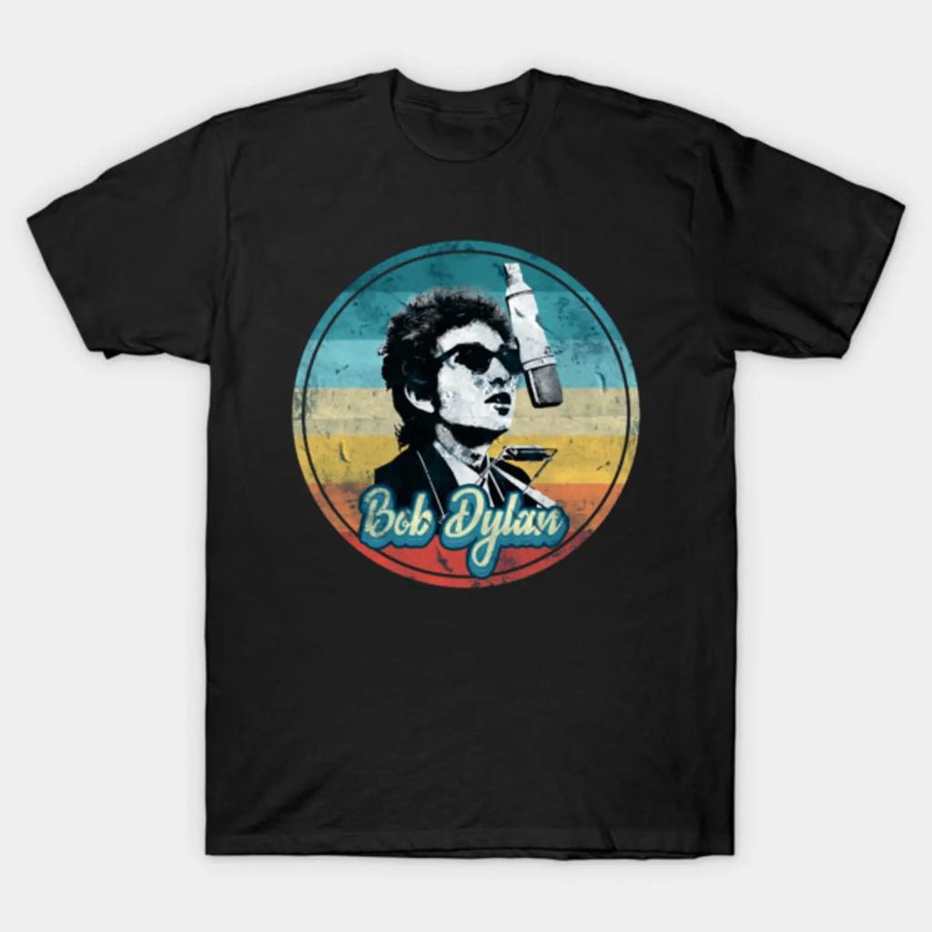 Bob Dylan Song Writer T Shirt Vintage Soft Slightly Versatile Top For Everyday Wear Comfortable Stylish Streetwear Homme