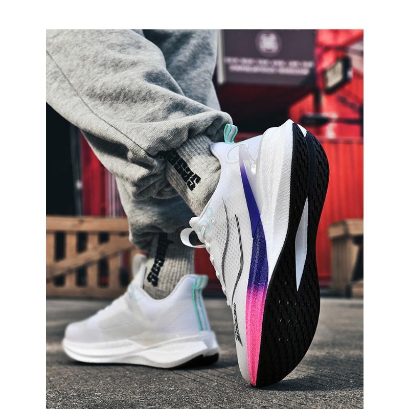 Laufschuhe Atmungsaktives Mesh Leicht Dämpfung Sportsneakers Rutschfest Sportschuhe