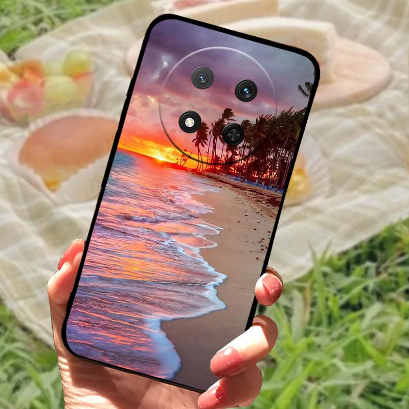 Etui Do Huawei Honor Magic7 Lite 5G Miękkie Silikonowe TPU Pokrowiec Na Telefon Dla Honor Magic7 Pro Fundas Magic 7 Odporna Na Wstrząsy Osłona Zderzaka