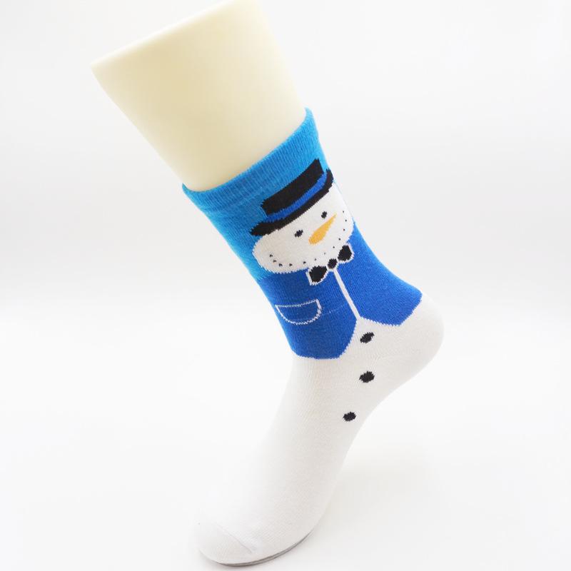 Holiday Cartoon Mid-Calf Women's Christmas Stockings Socks - Perfect New Year Gift In Red