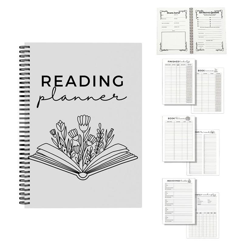 Reading Plan, Reading Book Review Plan, Book Review Log, Monthly Reading Log Librarian Gift, Bookworm Gift