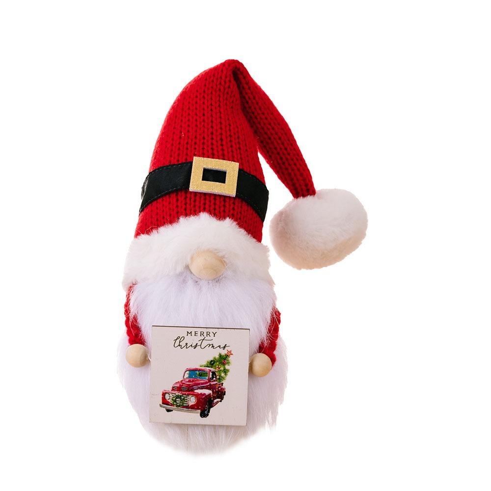 Antler Knitted Hat Rudolf Doll Christmas Tree Forest Man Doll Ornaments Party Favors