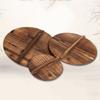 Wooden Anti-overflow Handmade Anti-scalding Pan Lid Iron Pot Cover Cookware Part Fir Wood Pot Lid