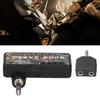 Guitar Headphone Amplifier, Electric Guitar Bass Headphone Amplifier with Audio Cable Adapter, USB Charging, Guitar Accessories