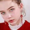 Lucky Lunar New Year Earrings Aesthetic Red Koi Dangle Earrings  Girls