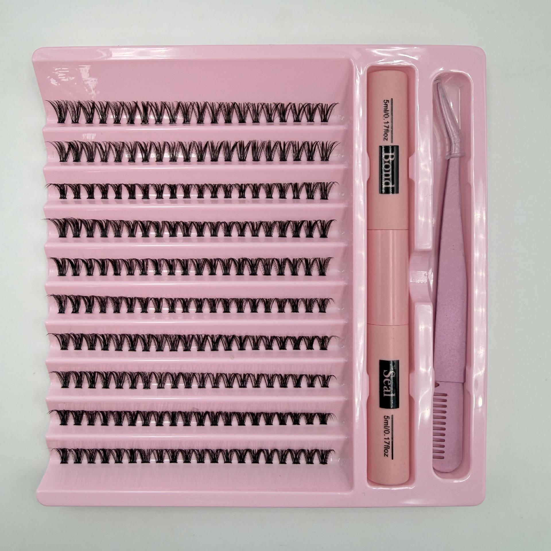 DIY Наращивание ресниц - Сегментированные 30D, 40D, 50D, 80D для самостоятельного нанесения Single Box